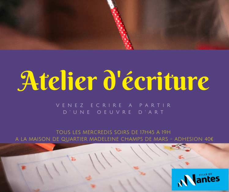 Atelier d'écriture